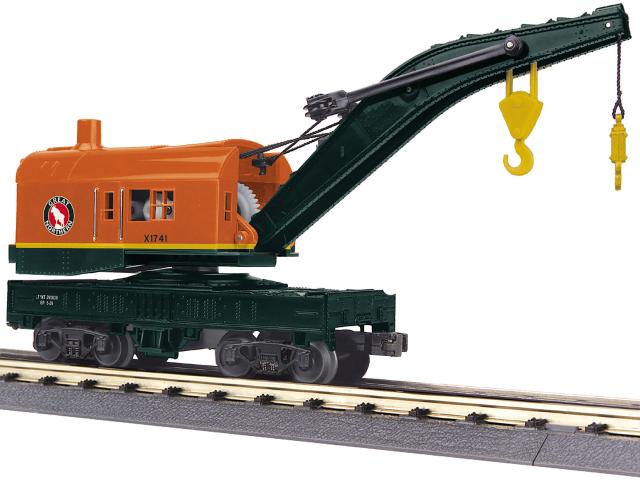 Great Northern O Gauge RailKing Crane Car | MTH Trains