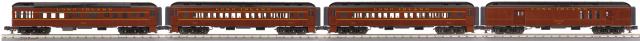 RailKing 4-Car 60’ Madison Passenger Set