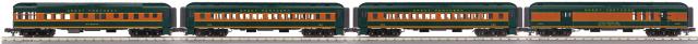 RailKing 4-Car 60’ Madison Passenger Set