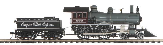 Premier 4-4-0 Empire State Express Steam Engine (86” Hi-Rail Wheels) 