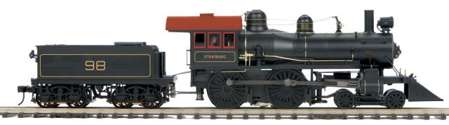Premier 4-4-0 American Steam Engine  (70” Hi-Rail Wheels)