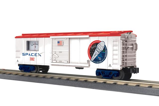RailKing Box Car w/Power Meter