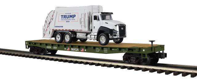 Premier Flat Car with Garbage Truck