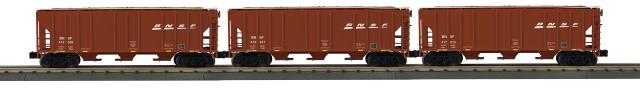 RailKing 3-Car Ps-2 Discharge Hopper Set