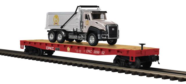 Premier Flat Car with Dump Truck