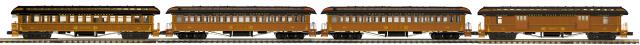 Premier 4-Car 64’ Woodsided Passenger Set