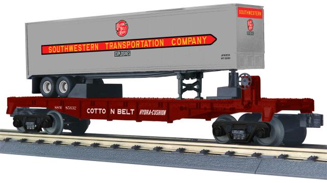 RailKing Flat with Trailer