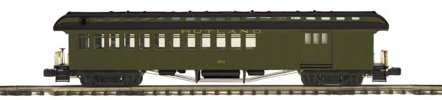 64’ Woodsided Passenger Car