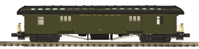 64’ Woodsided Passenger Car