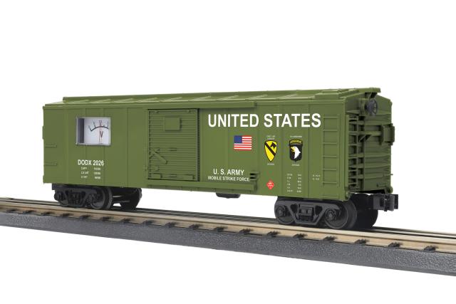 RailKing Box Car w/Power Meter