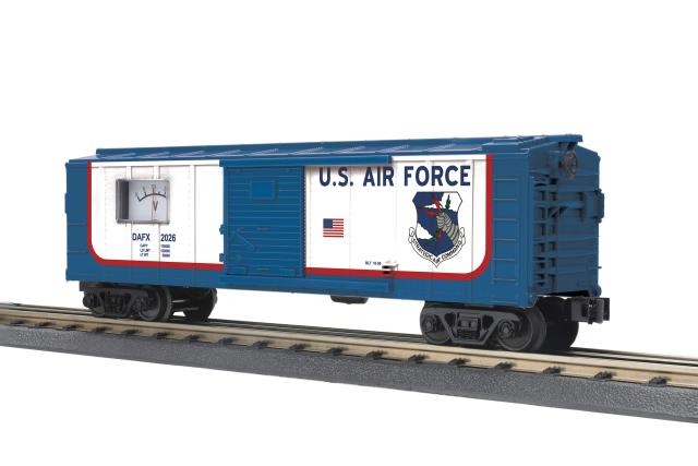 RailKing Box Car w/Power Meter