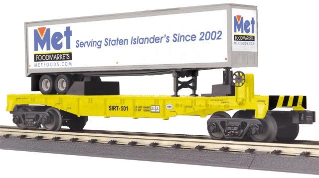 RailKing Flat with Trailer