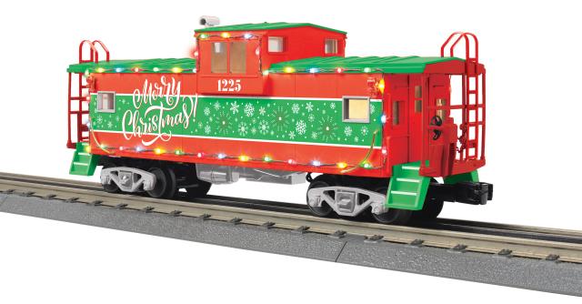 RailKing Extended Vision Caboose with LED Lights
