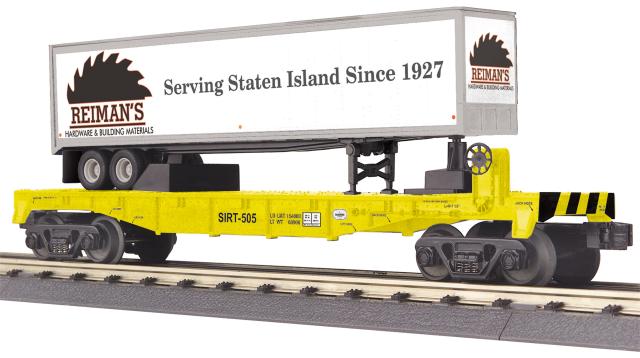 RailKing Flat with Trailer