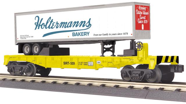 RailKing Flat with Trailer