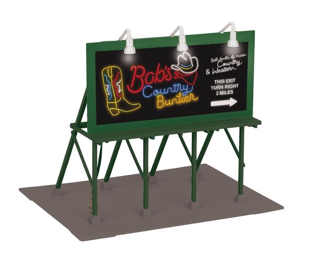 RailKing Lighted Billboard