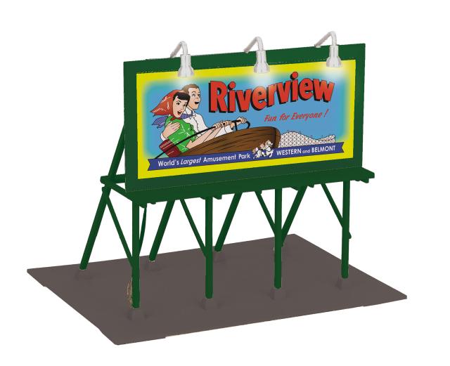 RailKing Lighted Billboard