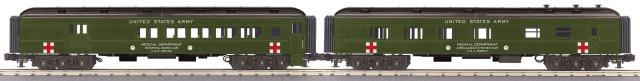 RailKing 2-Car 60’ Madison Combo/Diner Set
