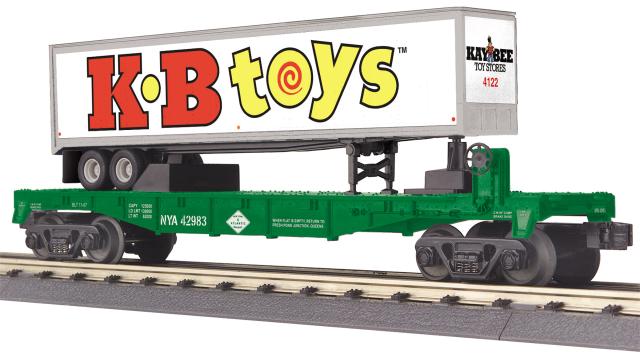RailKing Flat Car with Trailer
