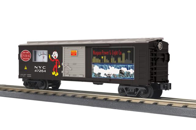 RailKing Box Car w/Power Meter