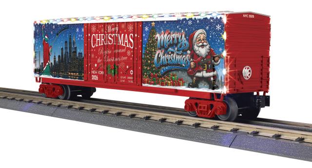 RailKing Double Door Box Car with LEDs