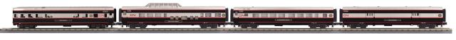 RailKing Streamlined Passenger Cars