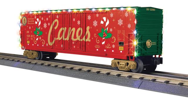 RailKing Double Door Box Car with LEDs