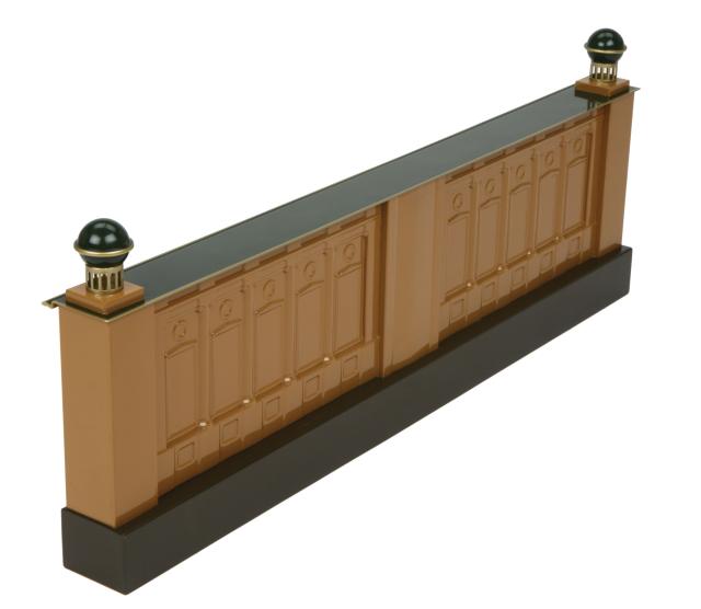 Tinplate No. 2036 GB Leipzig Station Boundary Wall | MTH Trains