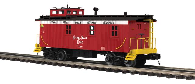 Nickel Plate Road O Scale Premier 35' Woodsided Caboose | MTH Trains