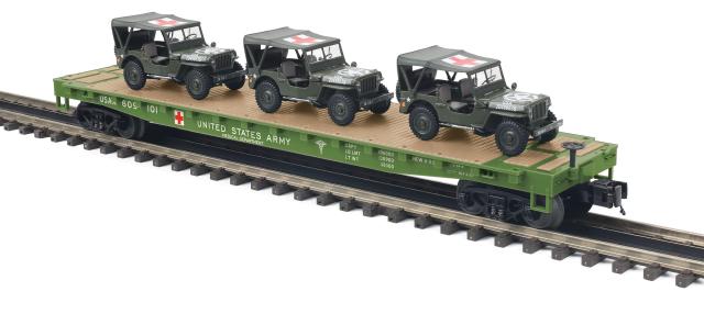 たぬき 希少 2023 Cars Flat Army U.S. RailKing And Premier Gauge O Oゲージ