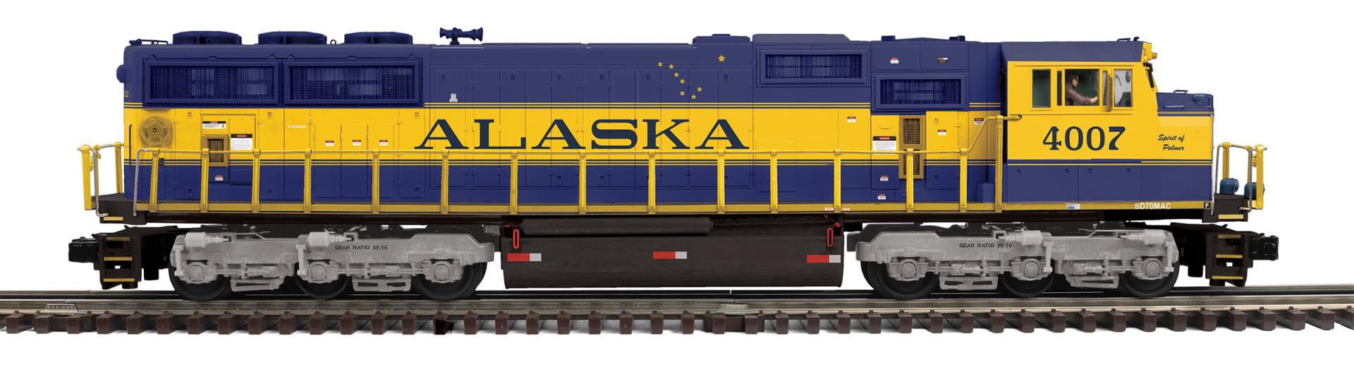 Alaska O Scale Premier SD70Mac Diesel Engine w/Proto-Sound