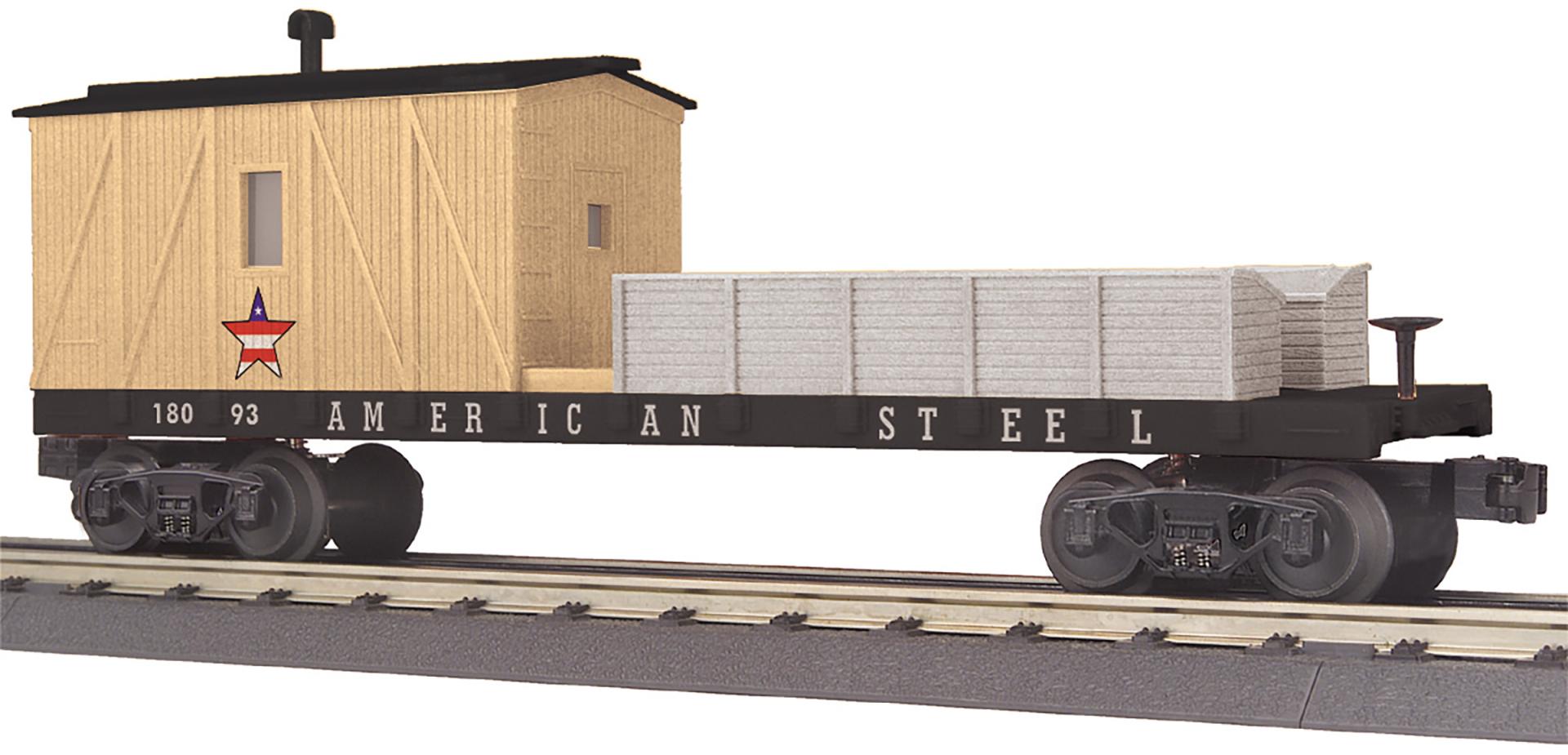 American Steel O Gauge RailKing Crane Tender Car | MTH Trains