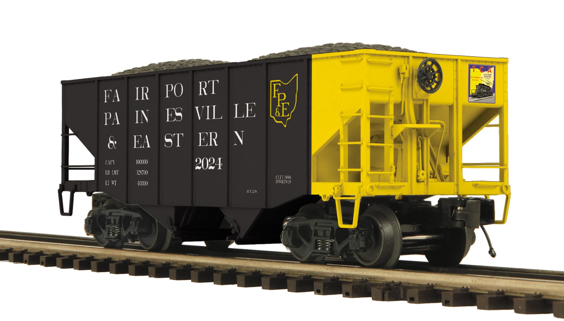 Fairport, Painesville & Eastern O Scale Premier 2-Bay Fish Belly