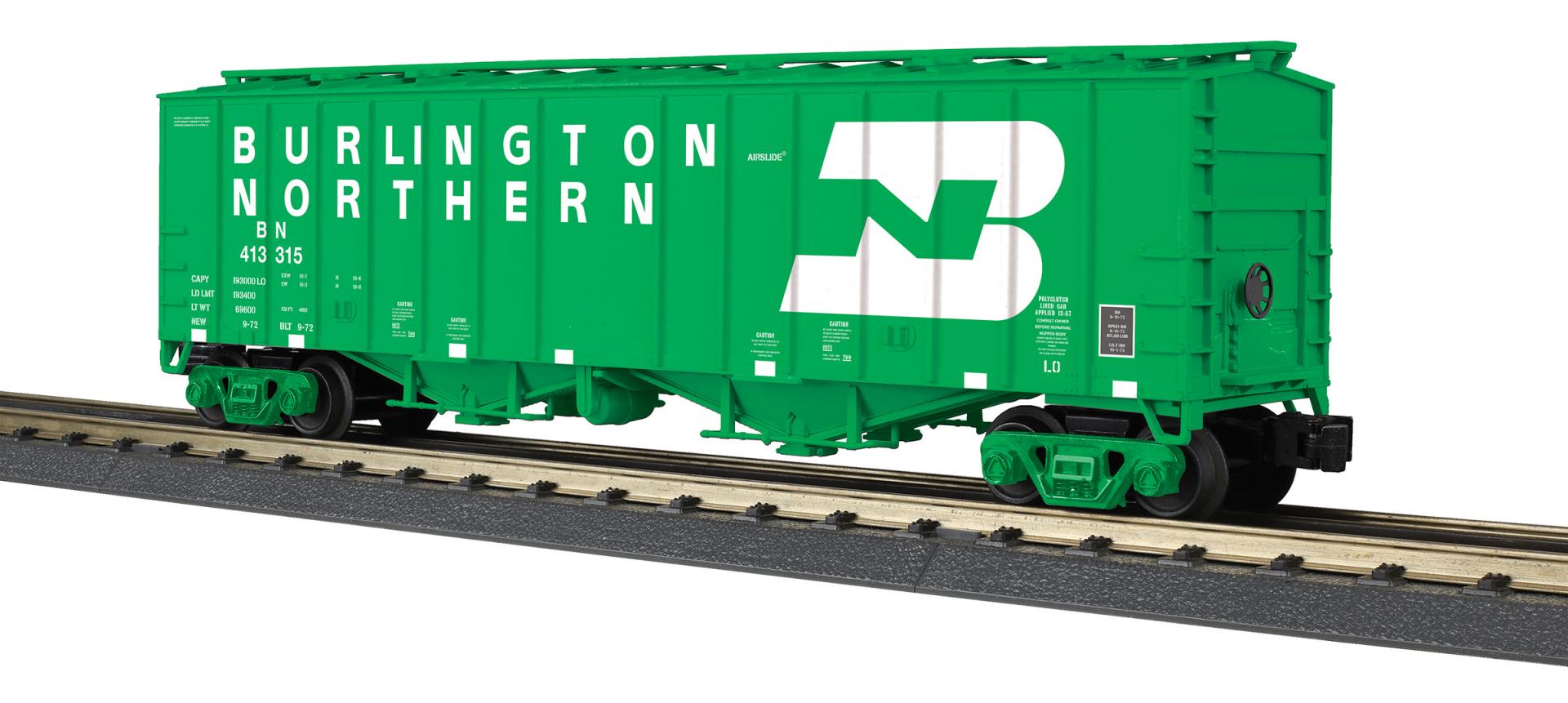Burlington Northern O Gauge RailKing Airslide Hopper Car | MTH Trains