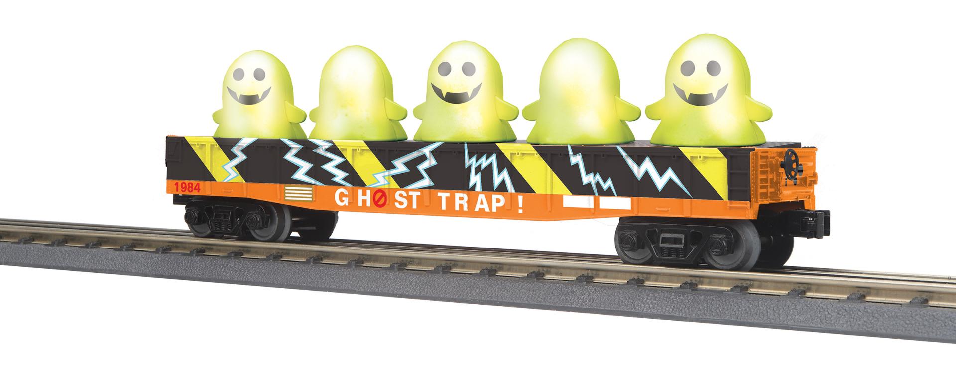 Ghost Trap Gondola Car w/Flickering Lighted Ghosts