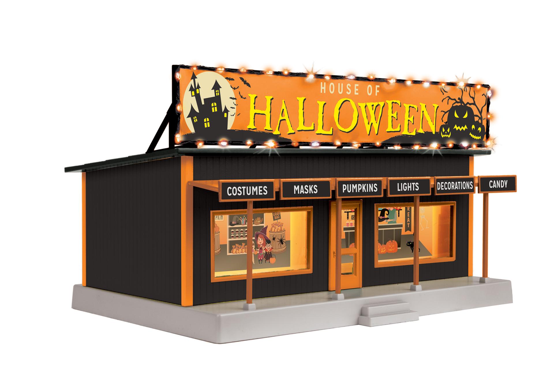 House of Halloween Road Side Stand w/Operating Lights