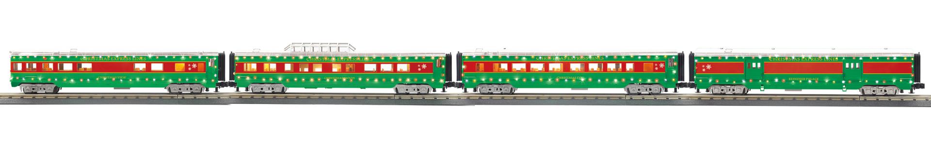 4-Car 60’ Streamlined Passenger Set w/LED Lights