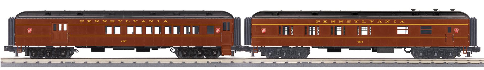 RailKing 2-Car 60’ Madison Combo/Diner Set