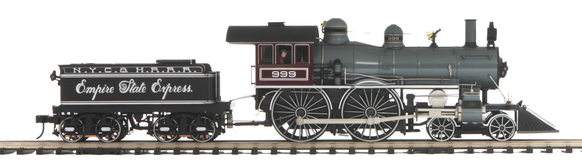 Premier 4-4-0 Empire State Express Steam Engine (86” Hi-Rail Wheels)
