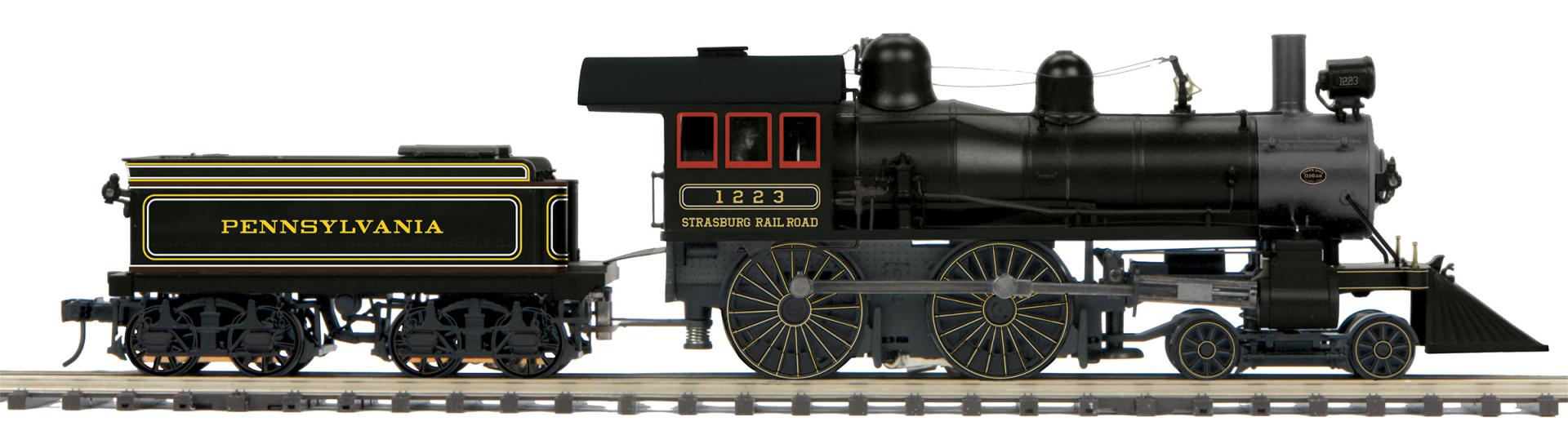 4-4-0 American Steam Engine w/Proto-Sound 3.0 (70” Hi-Rail Wheels)