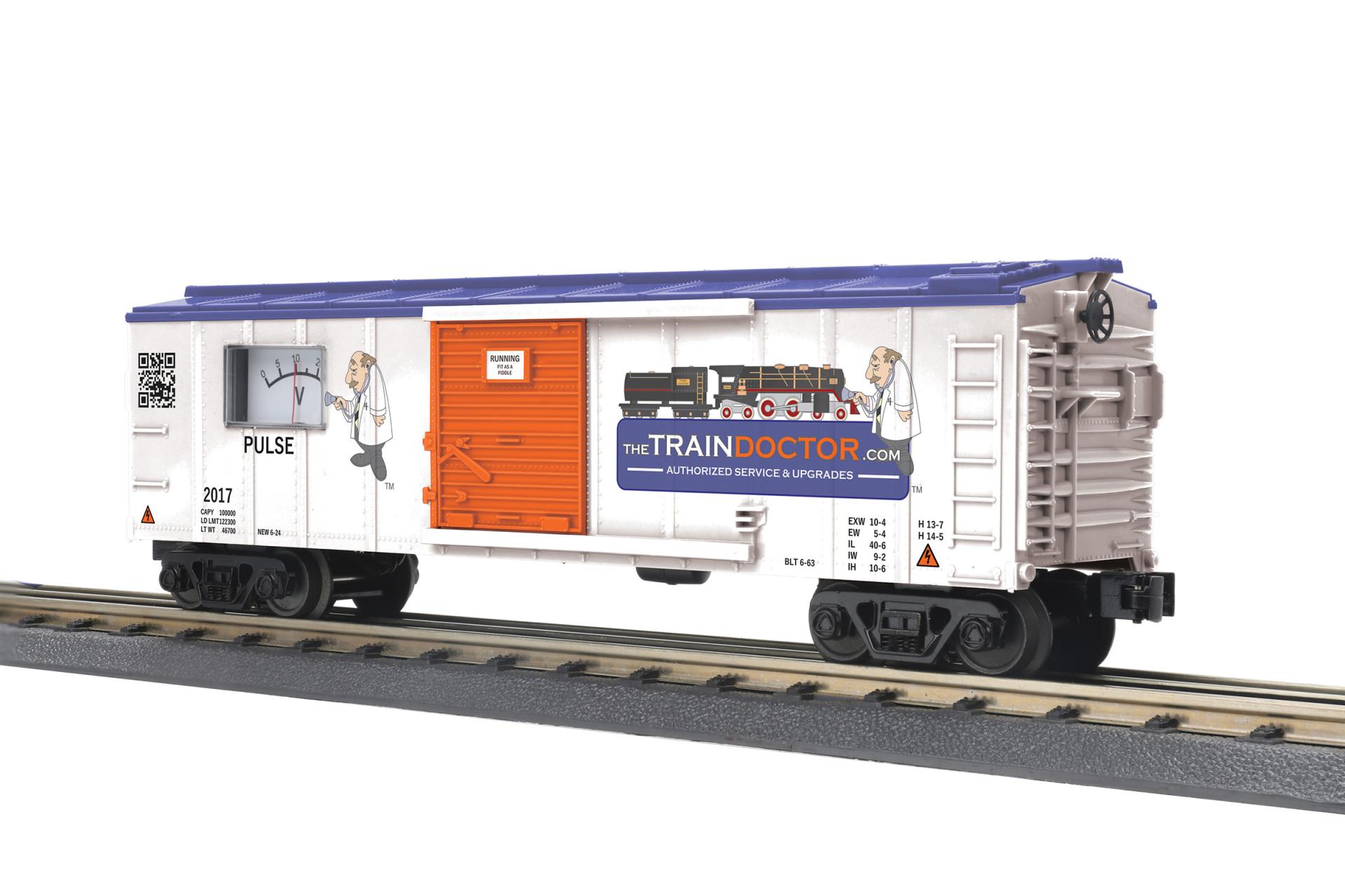 RailKing Box Car w/Power Meter