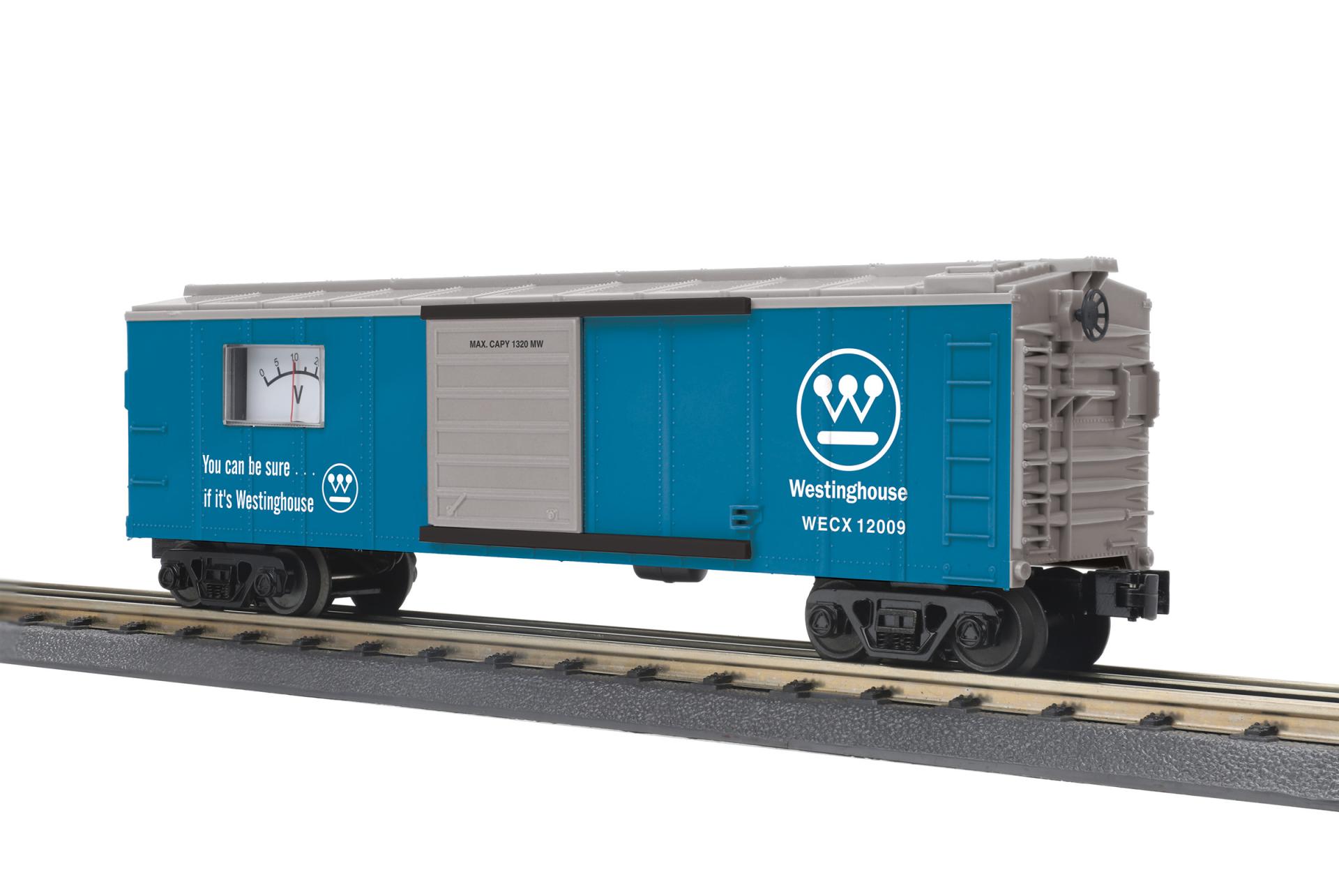 RailKing Box Car w/Power Meter
