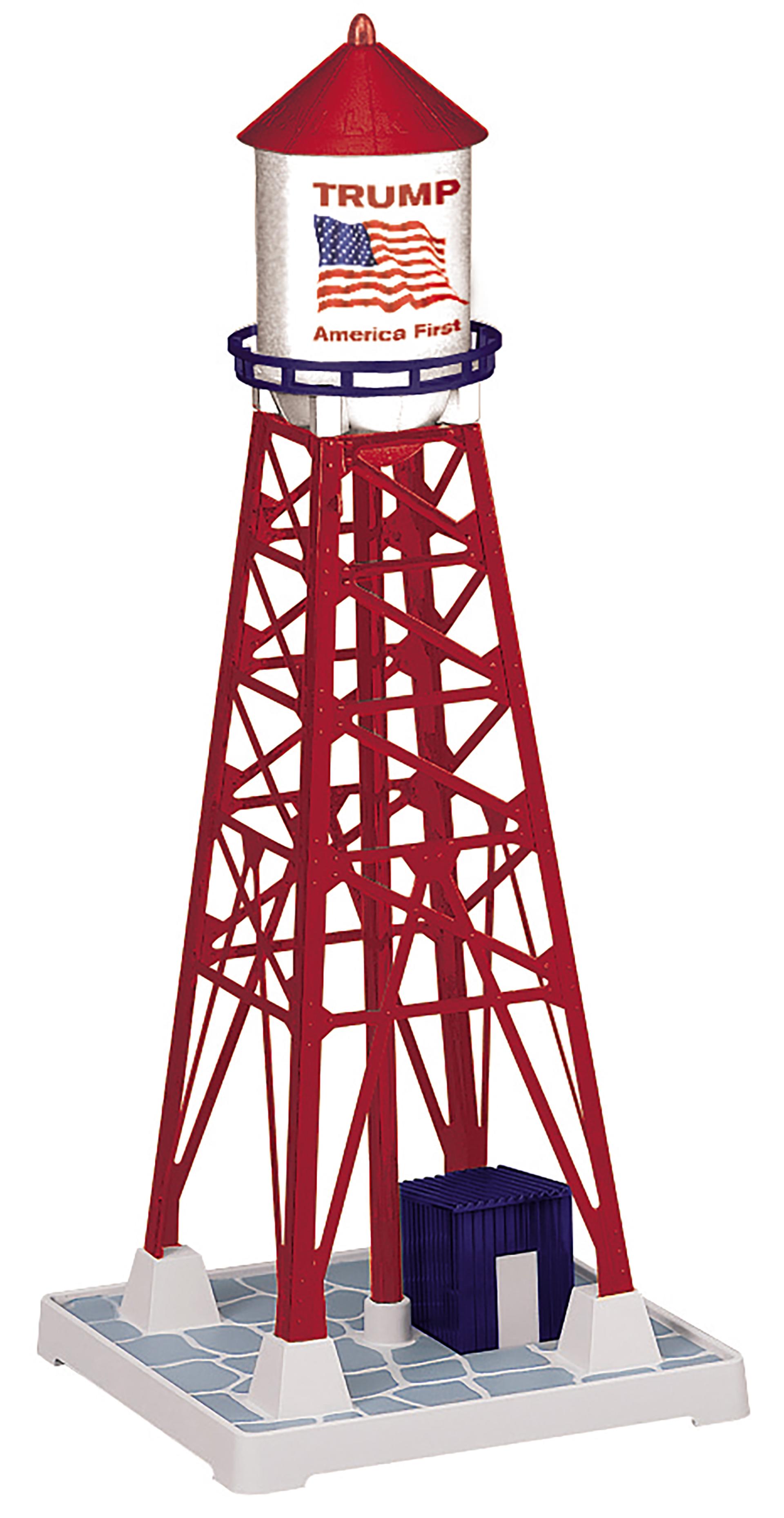 Donald J. Trump O Scale RailKing #193 Industrial Water Tower | MTH