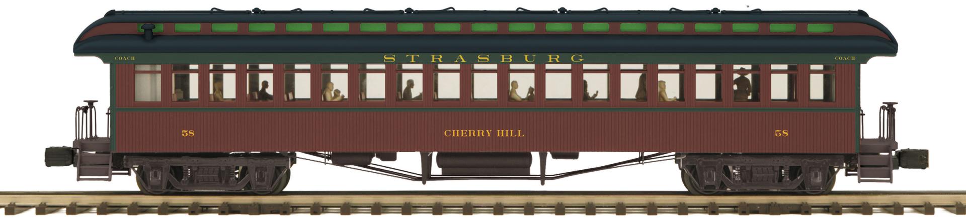 64’ Woodsided Coach Car