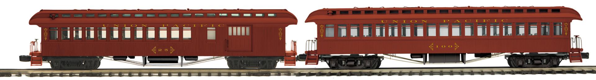2-Car 64’ Woodsided Passenger Add-On Set