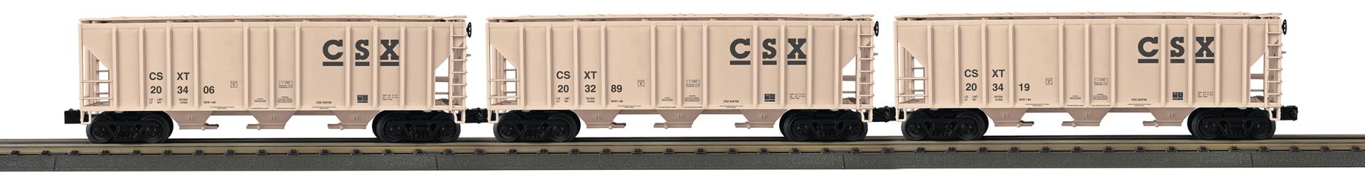 RailKing 3-Car Ps-2 Discharge Hopper Set
