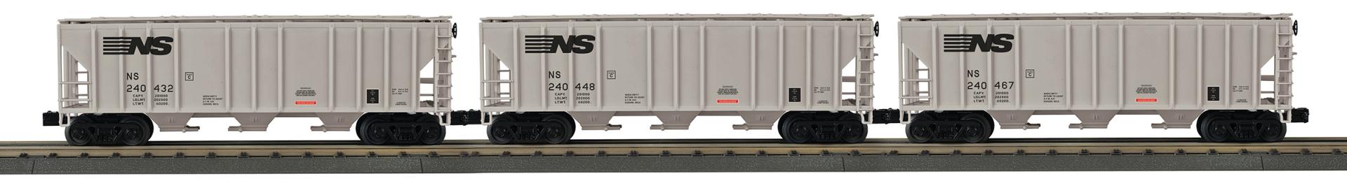 RailKing 3-Car Ps-2 Discharge Hopper Set