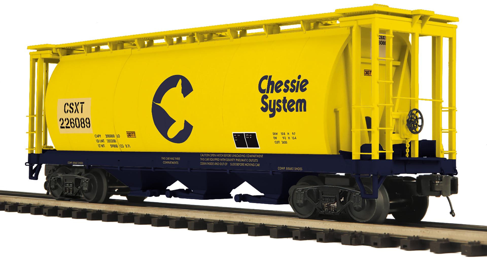 Premier 3-Bay Cylindrical Hopper Car