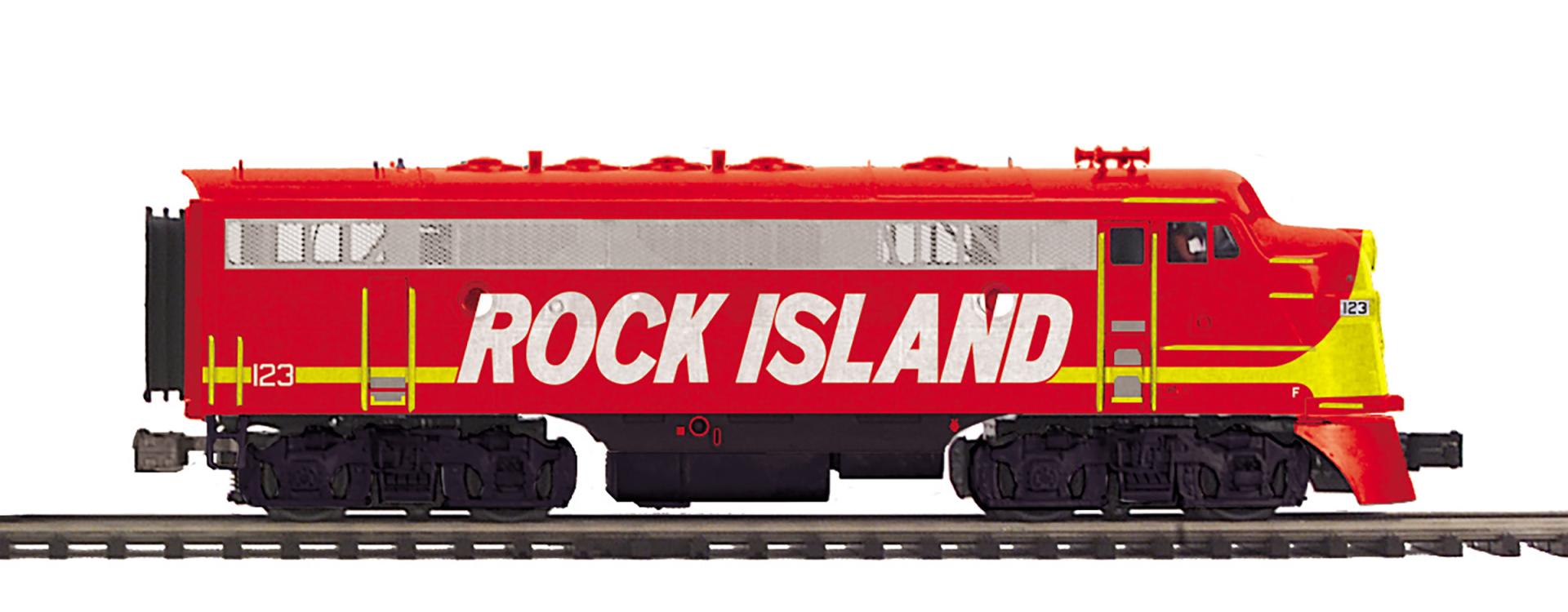 O Scale Premier Rock Island F-7 A Unit Diesel Engine w/Proto-Sound