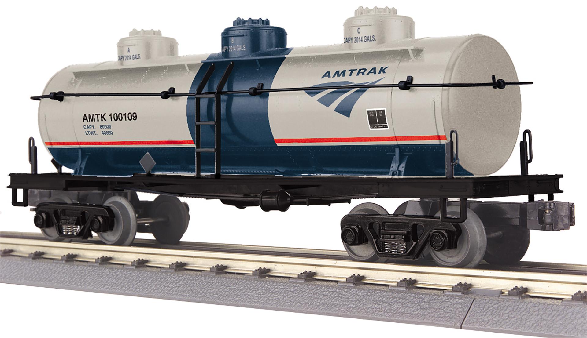 Ｋ―ＫＵＮ O Gauge RailKing Amtrak 3-Dome Tank Car | MTH Trains